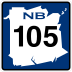 Route 105 marker