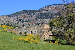 Beginning of the Nicosia aqueduct near Krini