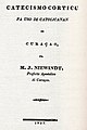 Capa de livro de catecismo de 1837 escrito em papiamento