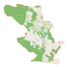 Mapa lokalizacyjna gminy Niwiska