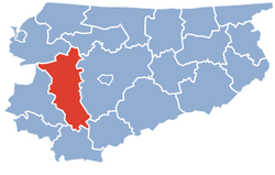 Location within the voivodeship