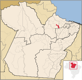 Localização de São Sebastião da Boa Vista