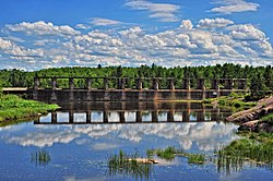 Pinawa Dam on the Lee River