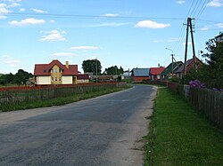 Houses in Chraboły, August 2009