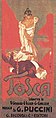 Poster für Puccinis Oper Tosca, 1899