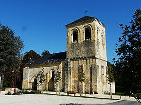 L'église Saint-Laurent vue depuis la rue Maison-Blanche.