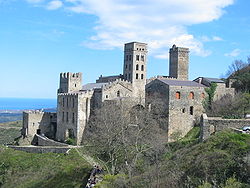 Anvista cheneral d'o monesterio de Sant Pero de Rodes