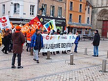 Französische Demonstranten