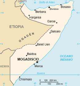 Somalia - Mappa