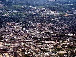 South Bend van boven