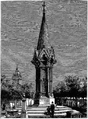 Мемориал мучеников в Стратфорде на гравюре XIX века