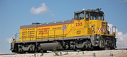 A Union Pacific egyik Railpower GG20B mozdonya