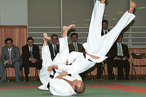 English: TOKYO. President Putin on a tatami at...