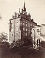 Vista de época del frente del castillo desde la parte este (1881)