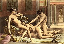 Illustration of a foursome by Edouard-Henri Avril Edouard-Henri Avril (30).jpg