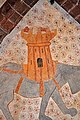 Église Saint-Gilles : fresques romanes, éléphant.