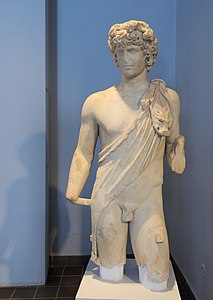 Estatua de Antínoo, de época romana.