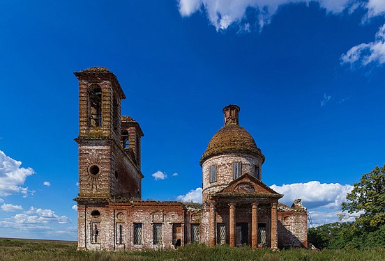 50. Церковь Михаила Архангела в Порошино, Пачелмский район, Пензенская область Автор — Neakshadrin