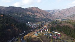 松山の全景