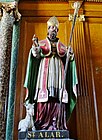 Eglise Saint-Onneau d'Esquibien : statue de saint Alar.