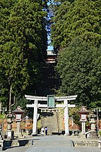 鹽竈神社の表参道（宮城県塩竈市）