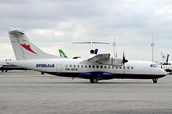 ATR42 Overland Airways 5N-BCR Ikeja August 2011