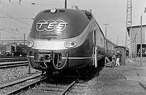 TEE Express in Hamburg Altona 1967