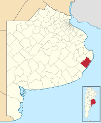 Partido di General Juan Madariaga – Mappa