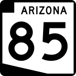 Straßenschild der Arizona State Route 85