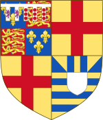 Description de l'image Arms of Edmund, Earl of Rutland.svg.