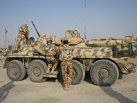 военнослужащие 341-го пехотного батальона румынской армии в Ираке (2008 год)