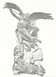 La Muse épique, sculpture de Louis-Ernest Barrias pour le monument de Victor Hugo.