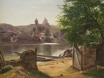 Kamenný Přívoz on the Sázava River