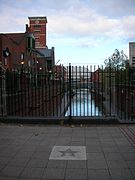 Birmingham Walk of Stars Ozzy Osbourne on canal bridge (C)