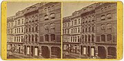 266 Washington Street building (right), Boston, Massachusetts, 1864.