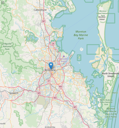 Matildas home grounds/map is located in Brisbane