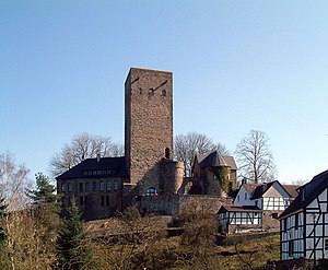 Die Burg Blankenstein von Nordwesten.