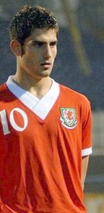 אוונס במדי נבחרת ויילס עד גיל 21, 2008