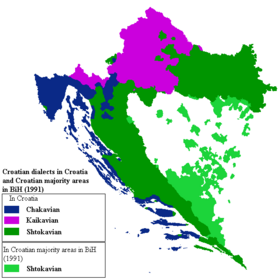 Mapa rozšíření jazyka