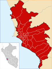 Lima Province and Lima within Peru