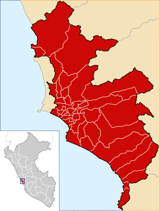 Poziția localității Lima