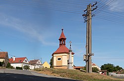 Černotín, a part of Dnešice