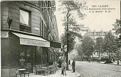 CLICHY - Le Boulevard Jean-Jaurès à la Mairie