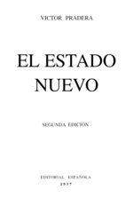 Miniatura para El Estado Nuevo (libro)