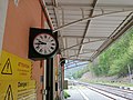 L'horloge de la gare.