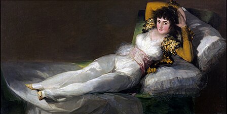 フランシスコ・デ・ゴヤ『着衣のマハ』(1800-1805年ごろ)