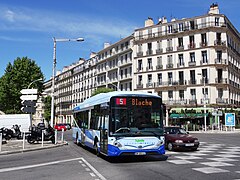 HeuliezBus GX337 hybride sur la ligne 5 (aujourd'hui ligne 6).