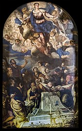 L'Assomption de Marie par le Tintoretto