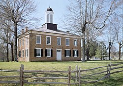 Jacinto Courthouse. Photo by Jack Boucher, 1975.