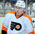 James van Riemsdyk played eight seasons over two stints with the Flyers.